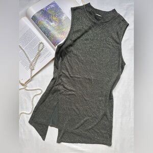 3/50$Next Green Glitter Sleeveless Dress
